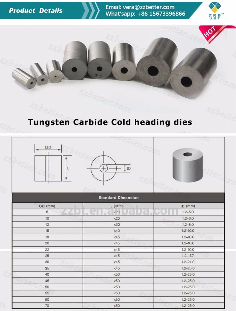 Cemented Carbide Heading Dies for Nuts and Bolts