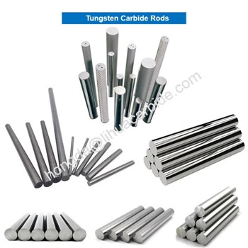 Hip Sintered/Solid/High Quality Cemented Carbide Rods Ground Rods H6 Rods