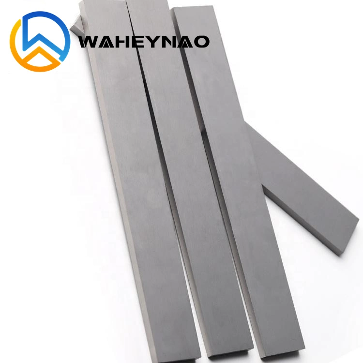 Waheynao Solid Tungsten Carbide Strips Yg8 Blade K10 Tungsten Carbide Flat Bar 330 mm