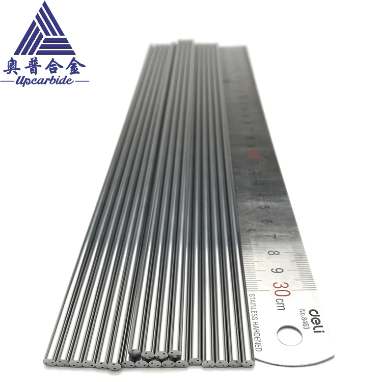 Yl10.2 Tungsten Carbide Rod/Fine Grinding Cemented Carbide Round Bar with Two Straight Coolant Hole with Dia7*330mm