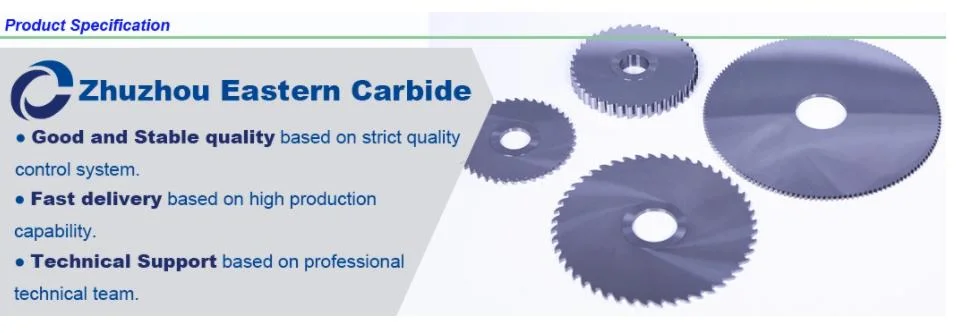Tungsten Carbide Disc Cutter Circular Saw Blade for Cutting Tools