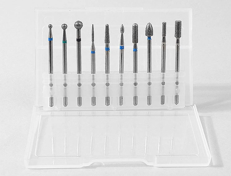 Carbide Nail Drill Bits Set Portable Electric Manicure Drill Tools Alloy Tungsten Stainless Steel 5 in 1 Nail Drill Bits