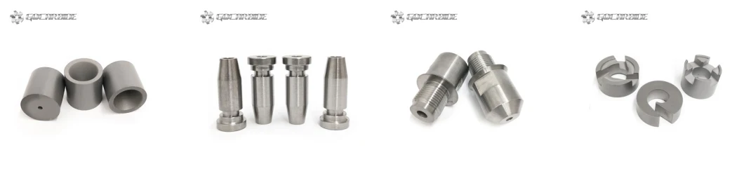 Wear-Resistant Cemented Carbide Machinery Tungsten Steel Accessories Products Tungsten Steel Nozzle Sleeve Seals