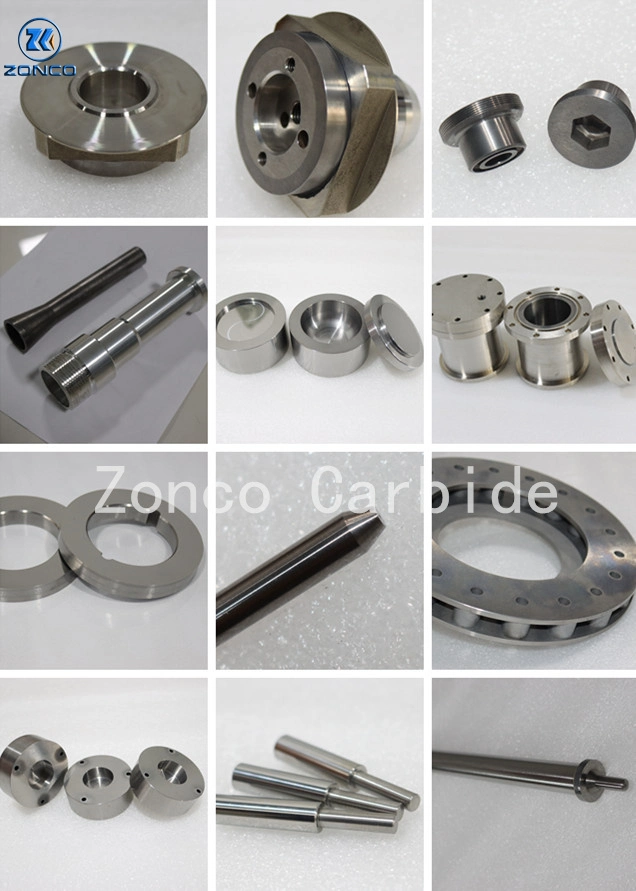 Tungsten Carbide Sprey Threaded Nozzles High Hardness Material Solid Carbide Threaded Nozzles