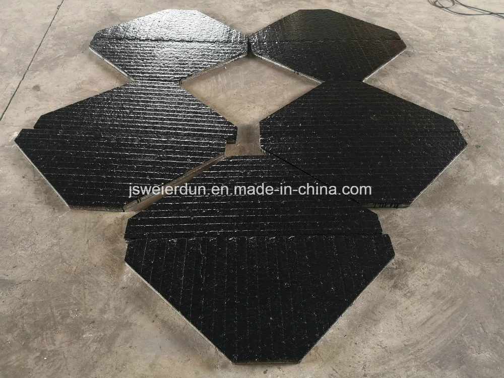 HRC 58-65 Chromium Carbide Overlay Wear Resistant Spare Machine Part