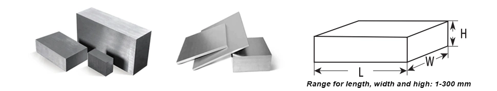 High Quality Tungsten Carbide Plate in Yg6, Yg8, Yg15, Yg20