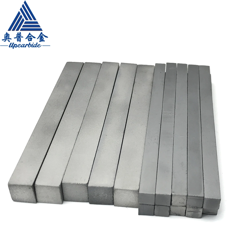 K10 K20 High Strength Cemented Tungsten Carbide Sheet Plate Strip with 10*10*100mm