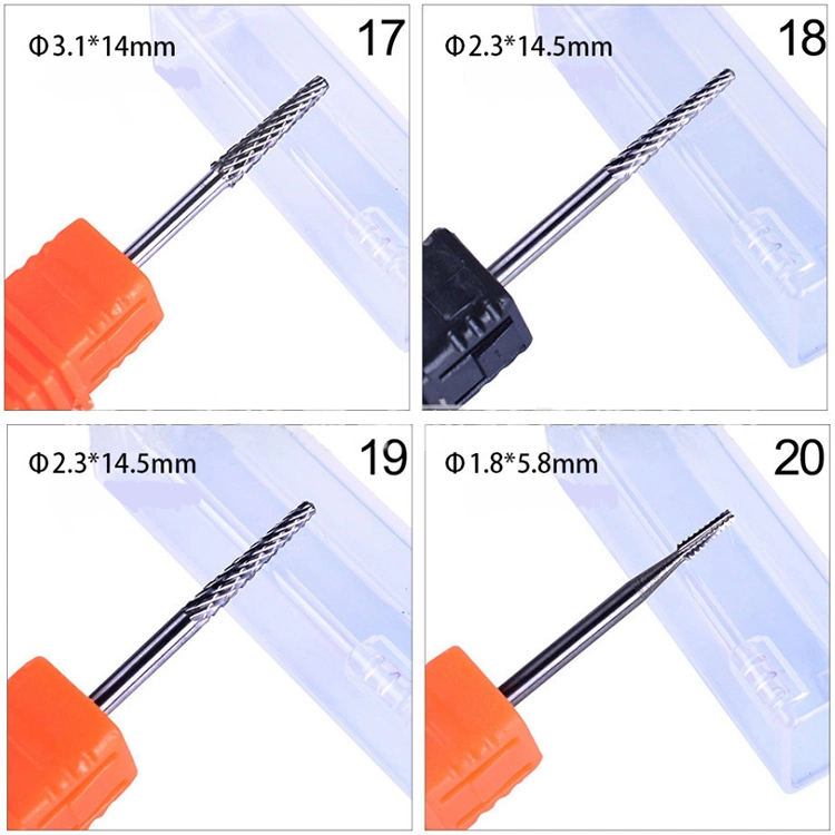 Professional Nails Art Tool Tungsten Steel Carbide Electric Nail File Drill Bits