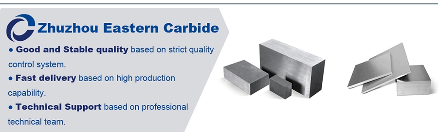K20 Cemented Carbide Wear Parts Tungsten Carbide Plate