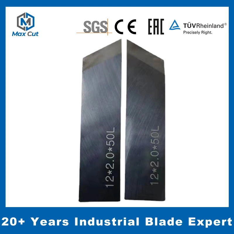 60*16*2mm Packaging Rigid Box Carton Tungsten Carbide V Slotting Machine Blade