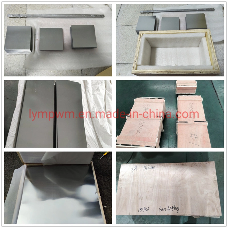 Tungsten Hard Alloy Plate Tungsten High Heavy Alloy Plate&Tungsten Copper Plate