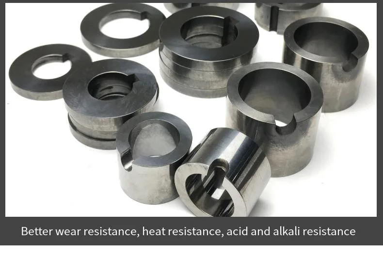 to Figure to Sample Non-Standard Custom High Hardness and High Wear Resistant Cemented Carbide Sealing Ring