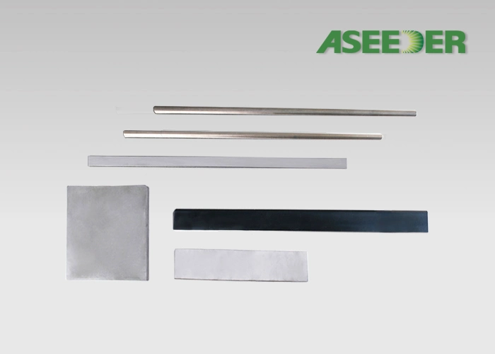 Various Sizes Grades Flat Square Tungsten Carbide Bar for Woodworking
