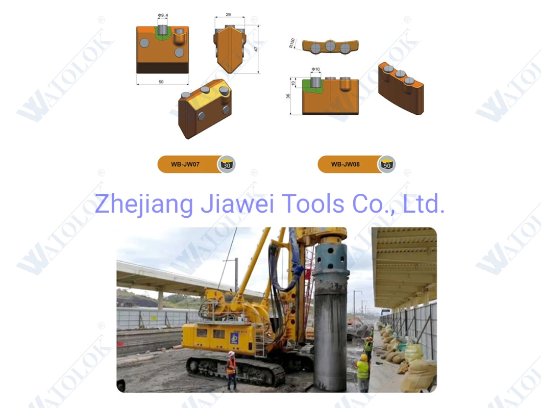 B47K Rock Rotary Drilling Teeth Bullet Teeth Piling Drill Rig Tools