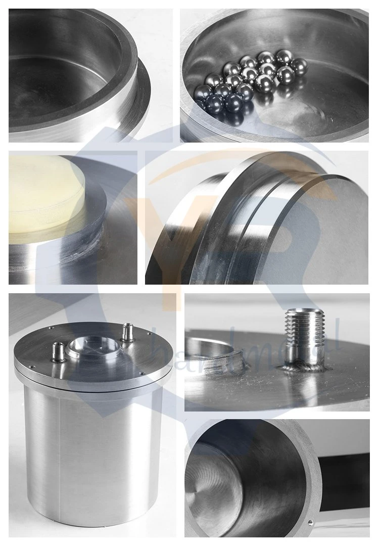 Hot Sale 500ml/1000ml Solid Tungsten Carbide Grinding Tank Jar for Planetary Ball-Milling