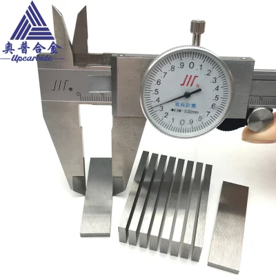 Yg8 45*13*3mm lamiera di carburo di tungsteno vuota/barre quadrate /barra piatta per la lavorazione del legno