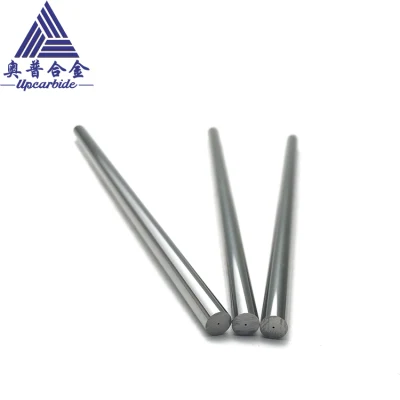Grana fine elevata durezza lunghezza 10mm diametro 4mm Tungsteno Asta in carburo con foro singolo