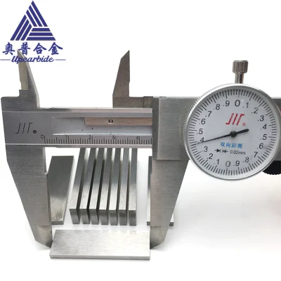 Yg8 45*13*3mm lamiera di carburo di tungsteno vuota/barre quadrate /barra piatta per la lavorazione del legno
