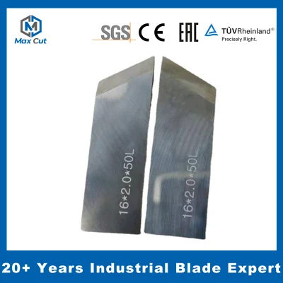 60*16*2mm confezionamento scatola rigida cartone Tungsten Carbide V macchina per la Slotting Lama