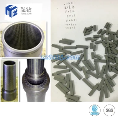 Stabilizzatore per superfici dure particelle di WC 13*5*3 piastre in carburo con banda