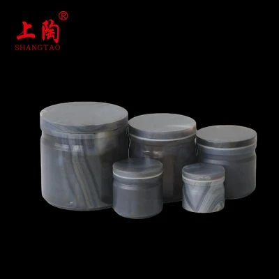  Vaso di macinazione per mulino a sfere naturale Agata da 250 ml con recipiente Sfere