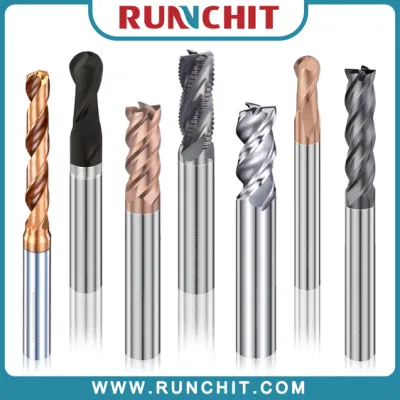  Fresa personalizzata di alta qualità HRC70/65/55 fresa a punta quadrata in carburo 2/4 utensili per taglio in carburo di tungsteno con fresa a candela per fresatura CNC Macchine utensili
