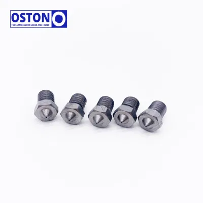 Ugelli 3D in carburo di tungsteno tipo V6 K10 grado 0,4 mm per filamento da 1,75 mm.
