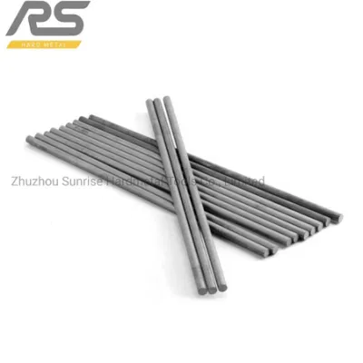 Yg6X Yg8 Yg10 barra piena di carburo di tungsteno tranciato per la preparazione Utensili di taglio per fresatura finale di foratura