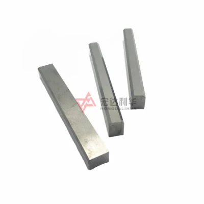 Yg8 Yg6 Yg10X Tungsten Carbide sinterizzato per anca barre piatte/piastre in carburo/carburo Strisce su lavorazione legno