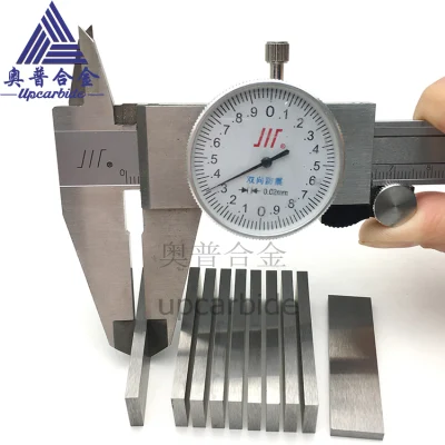Yg8 45*13*3mm lamiera di carburo di tungsteno vuota/barre quadrate /barra piatta per la lavorazione del legno