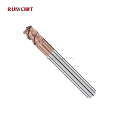  Utensili da taglio CNC in acciaio di alta qualità HRC45-70 estremità macchina Fresa per materiali industriali industria mindustry High Die Industry (NRBI0805)