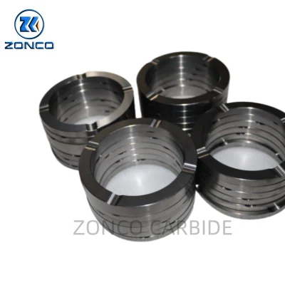  Maniche resistenti all&prime;usura in carburo di tungsteno personalizzato per apparecchiature meccaniche