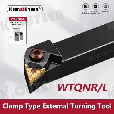  Il supporto per utensili da taglio serie Wtqnr utilizza inserto in carburo Tnmg160404 Tnmg160408