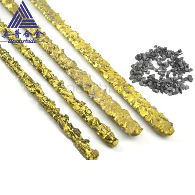  Aste di saldatura in carburo di tungsteno con particelle personalizzate YD-9.5 70/30 con flusso Rivestimento per la lavorazione della fresa idraulica