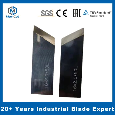 60*16*2mm confezionamento scatola rigida cartone Tungsten Carbide V macchina per la Slotting Lama