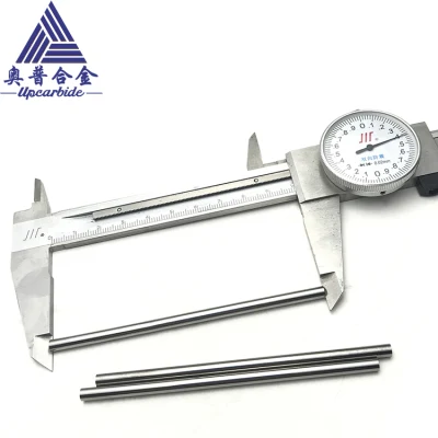 Grana fine elevata durezza lunghezza 10mm diametro 4mm Tungsteno Asta in carburo con foro singolo