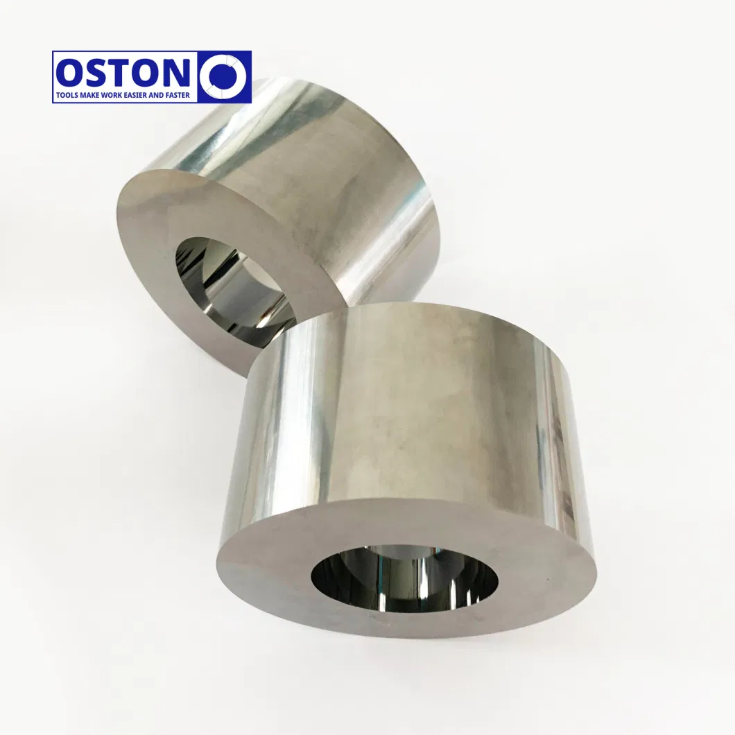 Tolerance +/-0.002mm Roughness Ra0.1 Polished Tungsten Carbide Die Bushings for Tungsten Carbide Stamping Dies