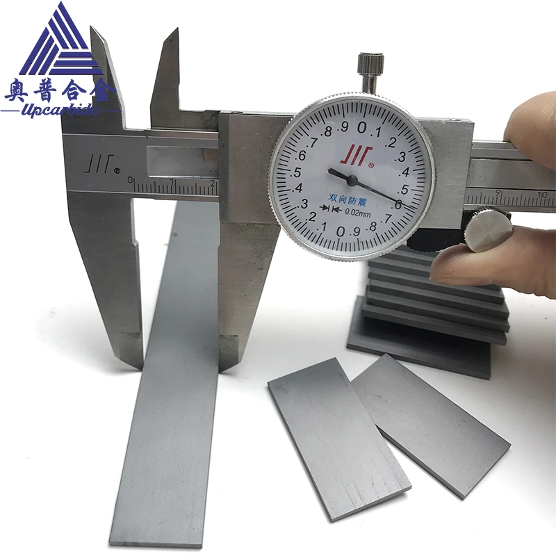 Tungsten Bar Yg8 10-330mm Customized Length Hip Sintered Tungsten Carbide Flat Bars Carbide Strip