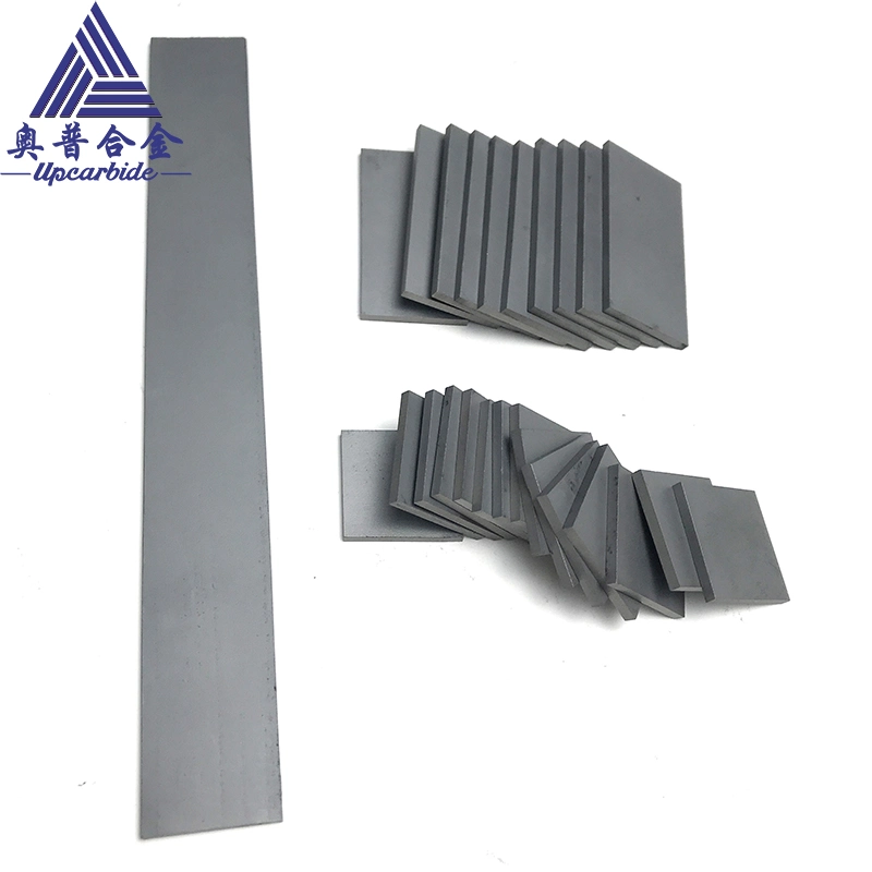 Tungsten Bar Yg8 10-330mm Customized Length Hip Sintered Tungsten Carbide Flat Bars Carbide Strip