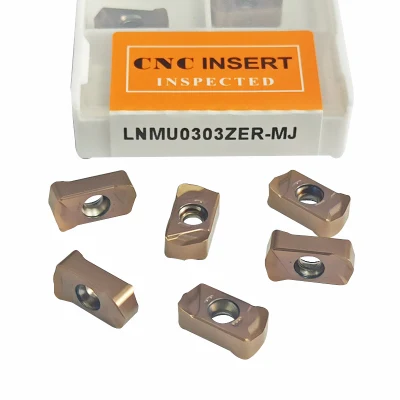  Оригинальный завод дешево цементированный твердосплавный фрезерный резец с быстрой подачей Lnmu0303 A725 инструмент для токарных деталей