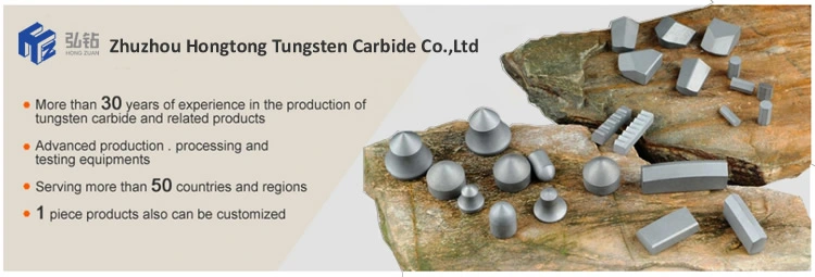 Wear Resistant Solid Tungsten Carbide Tips Drill Buttons