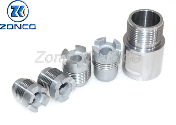 High Surface Rigidity Polished Wear-Resistant Nozzles for Drilling Bits Tungsten Solid Carbide Nozzles