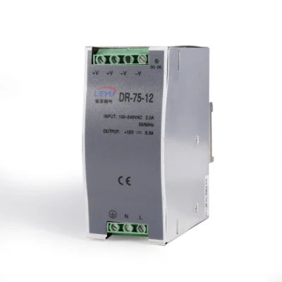 High Quality 240V AC to DC 75W Access Home Control Power Supply 24V DIN Rail Mount Power Supply