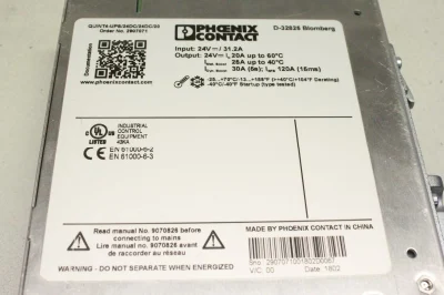 New Original Phoenix Power Supply-Quint4-UPS/24DC/24DC/20 - 2907071