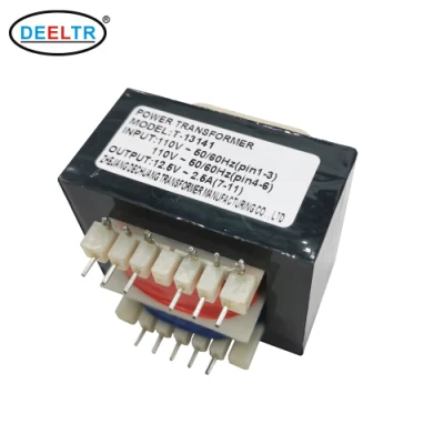 CE UL 110V 220V 50/60Hz 12V 24V 25va Ei Pin Power Transformer