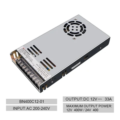 Bina Ultrathin 12V 24V 300W 400W 30AMP SMPS Power Supply for HD Camera Medical Device 3D Printer