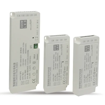 Cabinet &amp; Wardrobe Lighting Power Supply 12V/24V LED Driver 36W 60W 100W