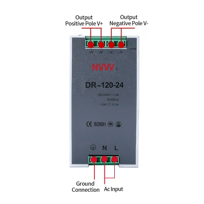 Dr-120W-24V DIN Rail Power Supply DC Power Supply 5A SMPS