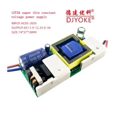 12V 3A 36W Power Supply Board AC DC Open Frame Single Switching Mode Power Supply for Light Strip 07