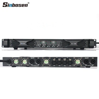 K4-800 Class D 4 Channel Amplifier Audio 800 Watt 1u Power Amplifier Sound System